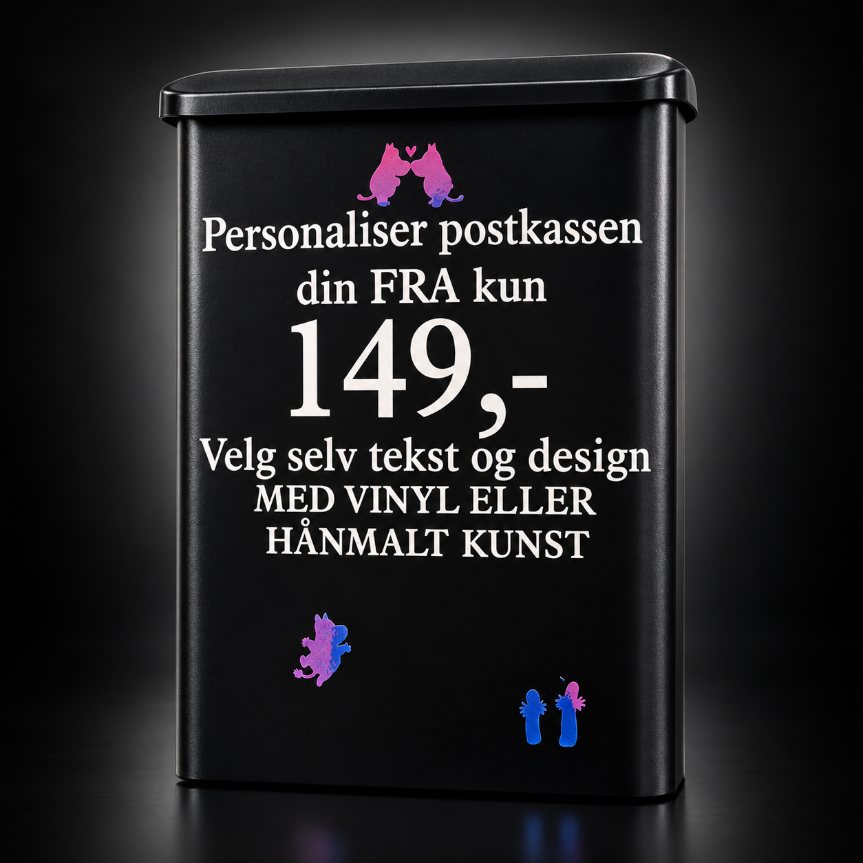 Personlig postkasse fra kr 149