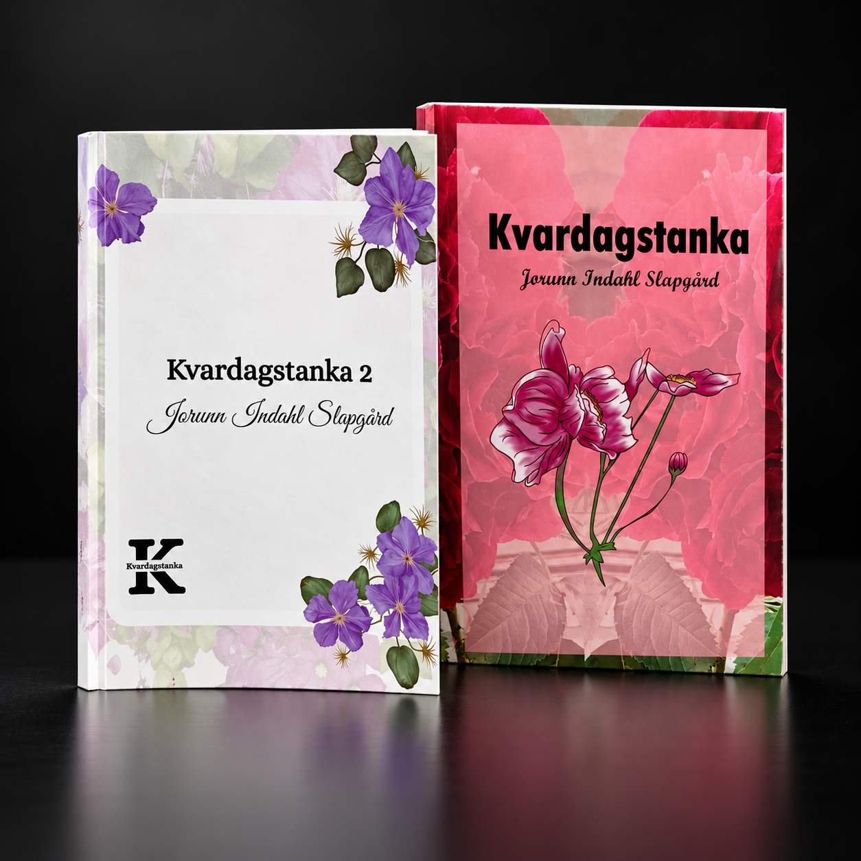 Bøkene Kvardagstanka og Kvardagstanka 2 av Jorunn Indahl Slapgård